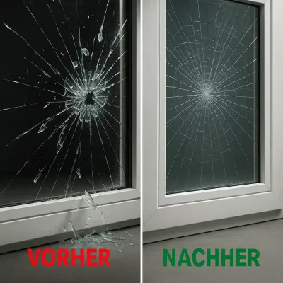 Splitterschutzfolien Klar 4 mil
